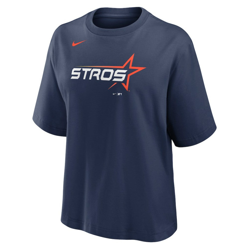 Houston Astros Nike Women's 2025 City Connect Logo Boxy T-Shirt Near Me