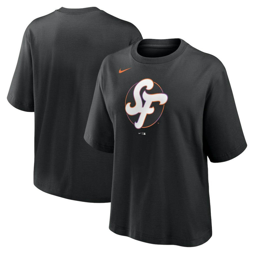 San Francisco Giants Nike Women's 2025 City Connect Logo Boxy T-Shirt Discount