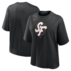 San Francisco Giants Nike Women's 2025 City Connect Logo Boxy T-Shirt Discount