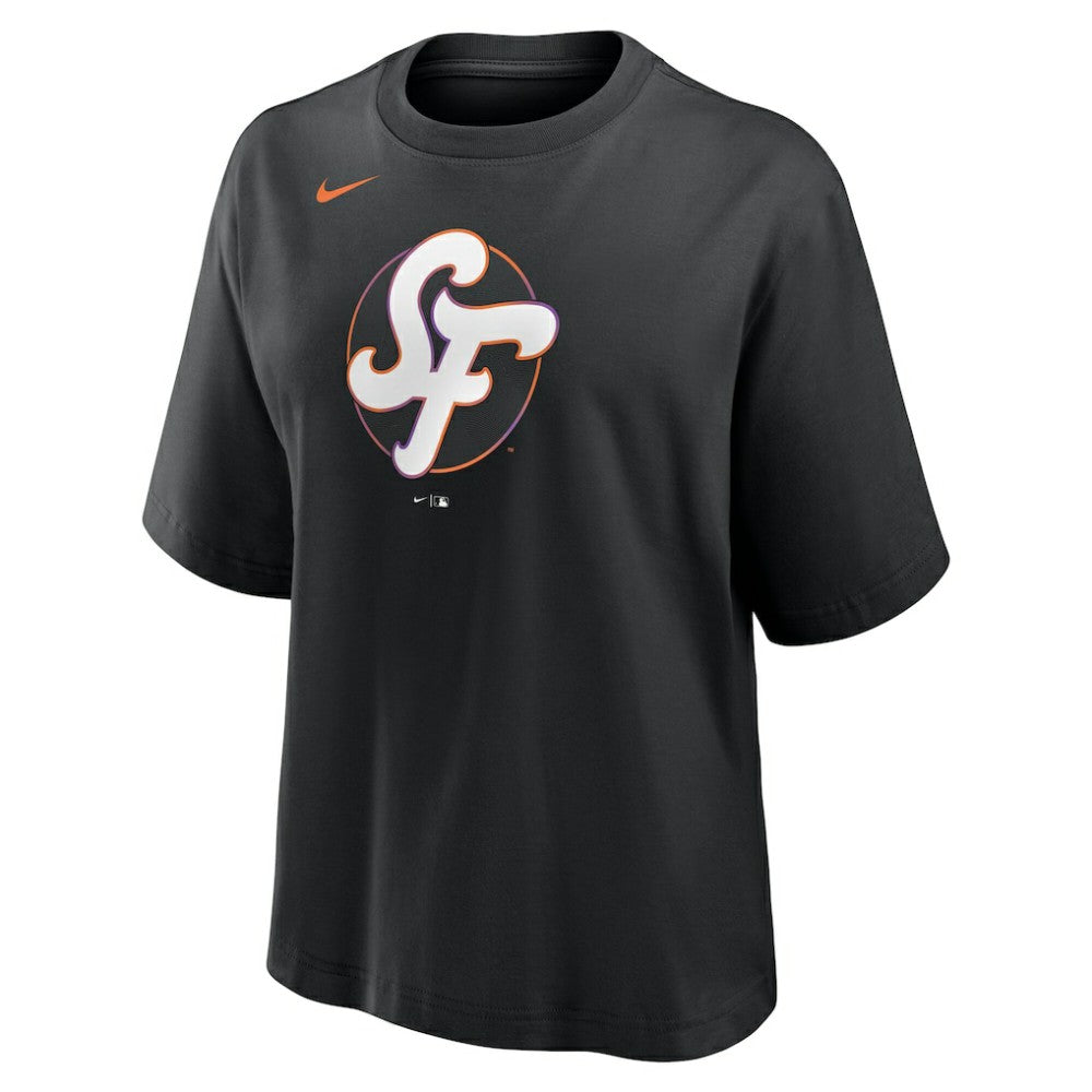 San Francisco Giants Nike Women's 2025 City Connect Logo Boxy T-Shirt Discount