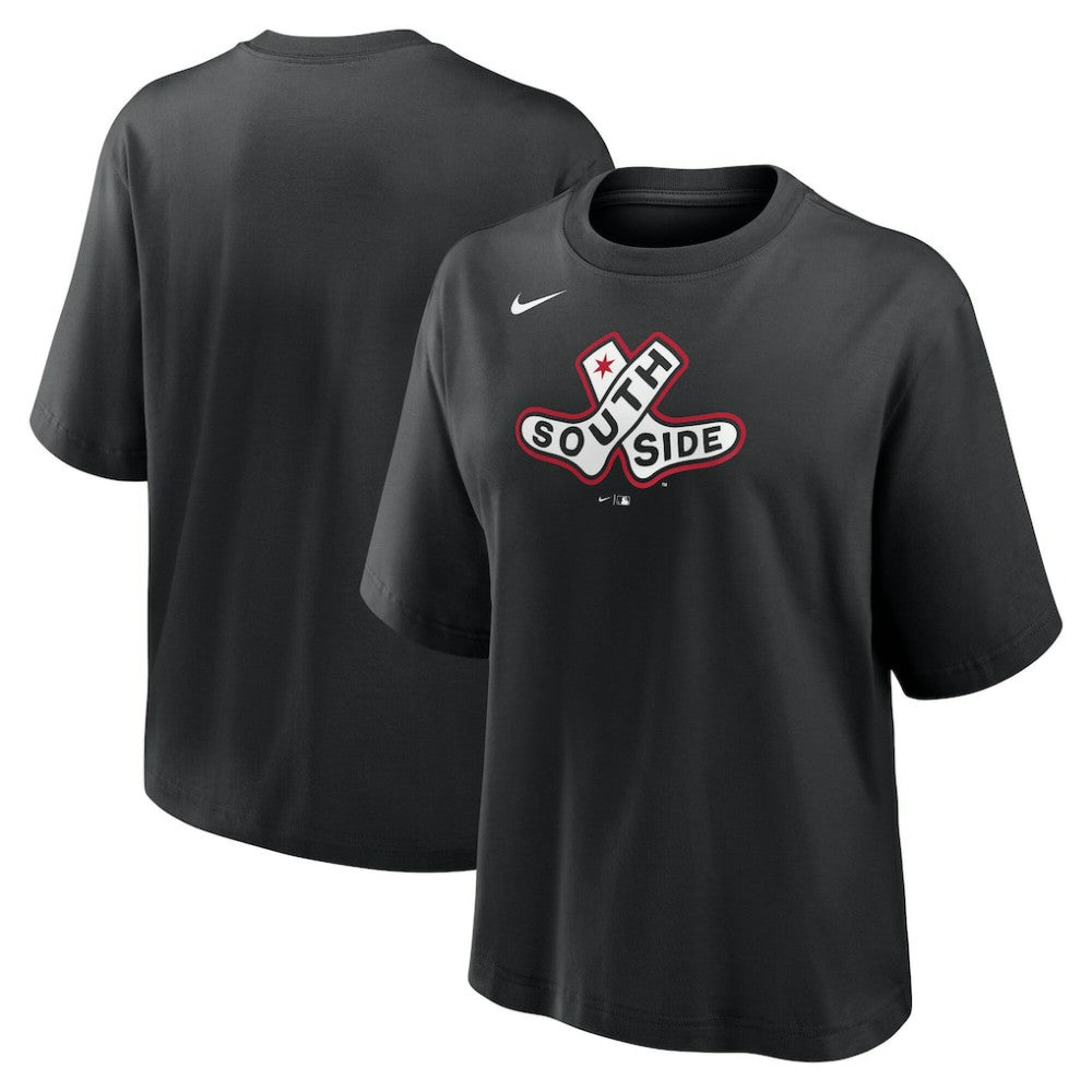 Chicago White Sox Nike Women's 2025 City Connect Logo Boxy T-Shirt Online