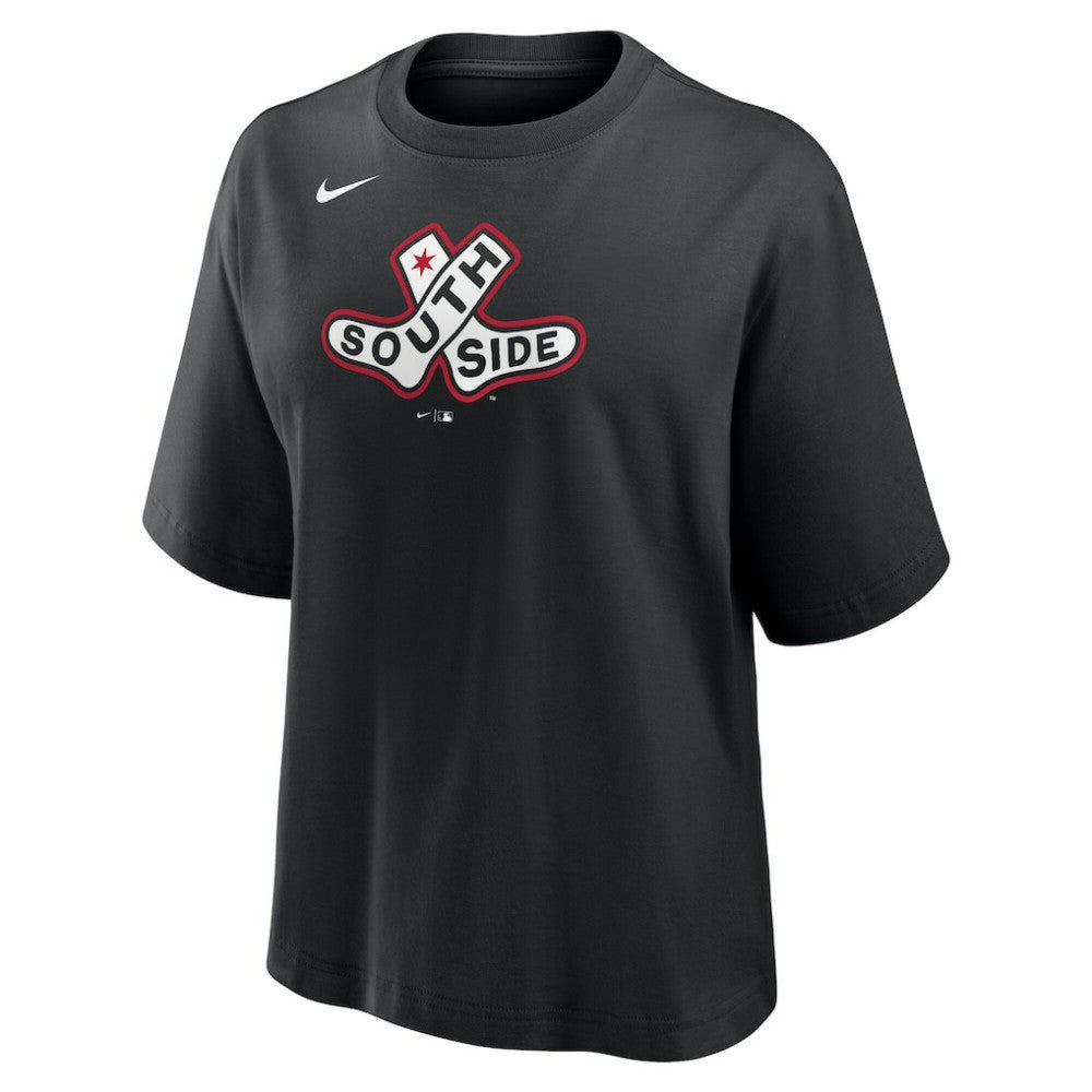 Chicago White Sox Nike Women's 2025 City Connect Logo Boxy T-Shirt Online