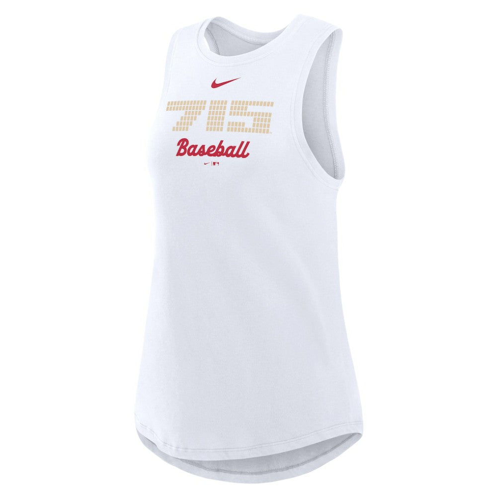 Atlanta Braves Nike Women's City Connect Tricode High Neck Dri-FIT Tank Top Online