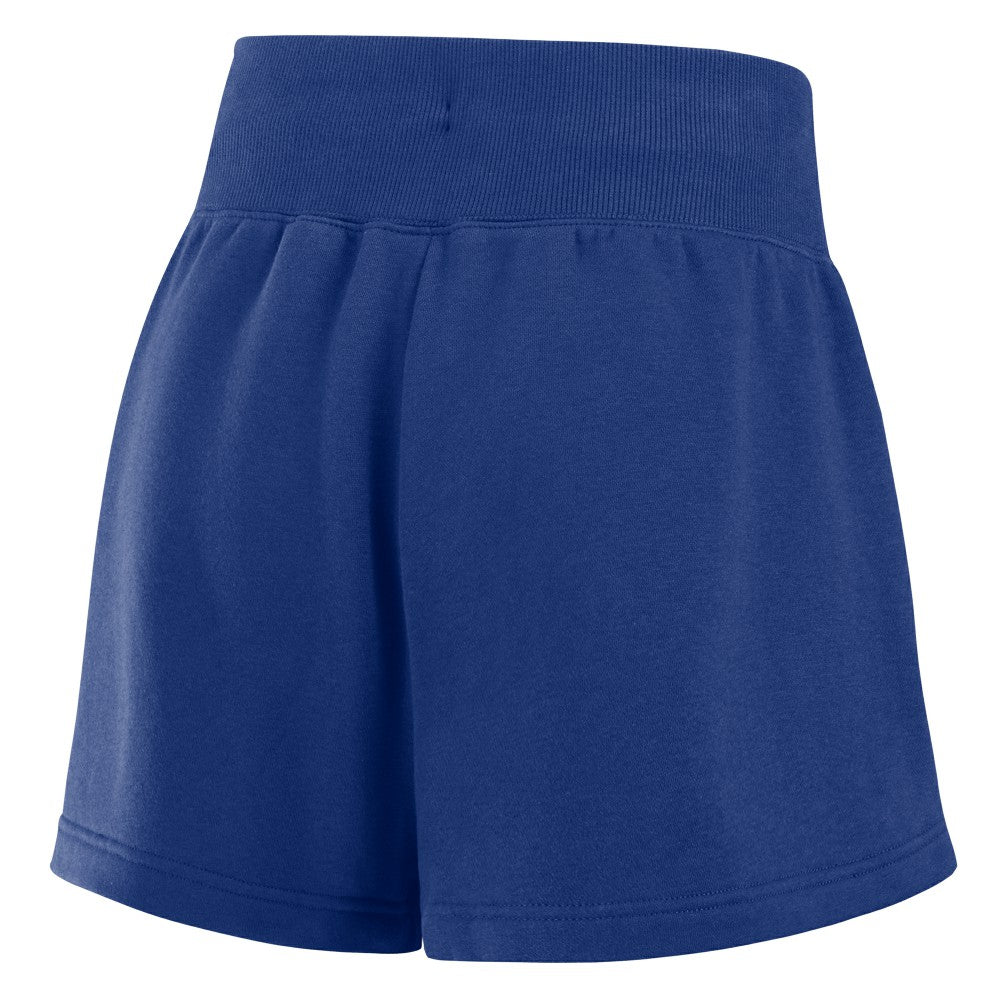 Los Angeles Dodgers Nike Women's Color-Block Phoenix Fleece Lounge Shorts for sale