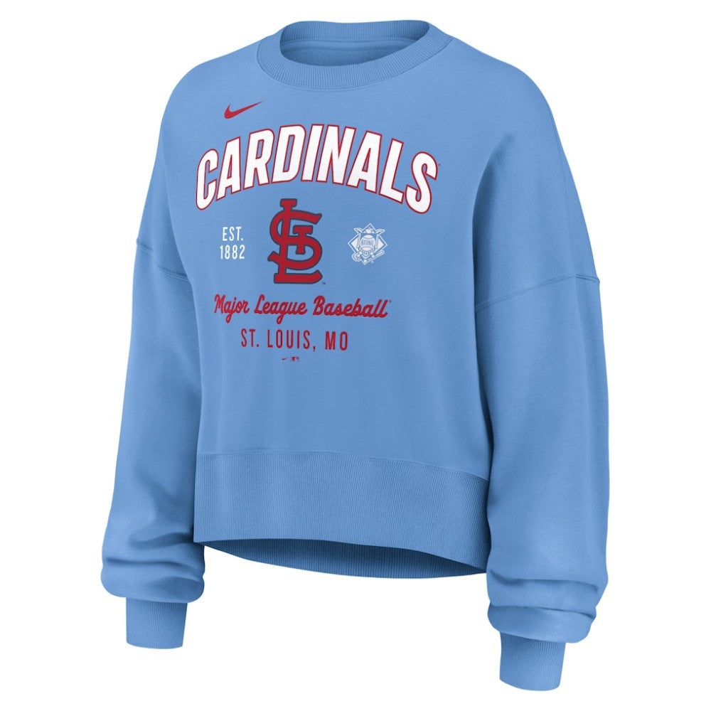 St. Louis Cardinals Nike Women's Oversized High Hip Pullover Sweatshirt Near Me