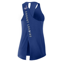 Los Angeles Dodgers Nike Open-Back Crisscross Dri-FIT Tank Top for sale