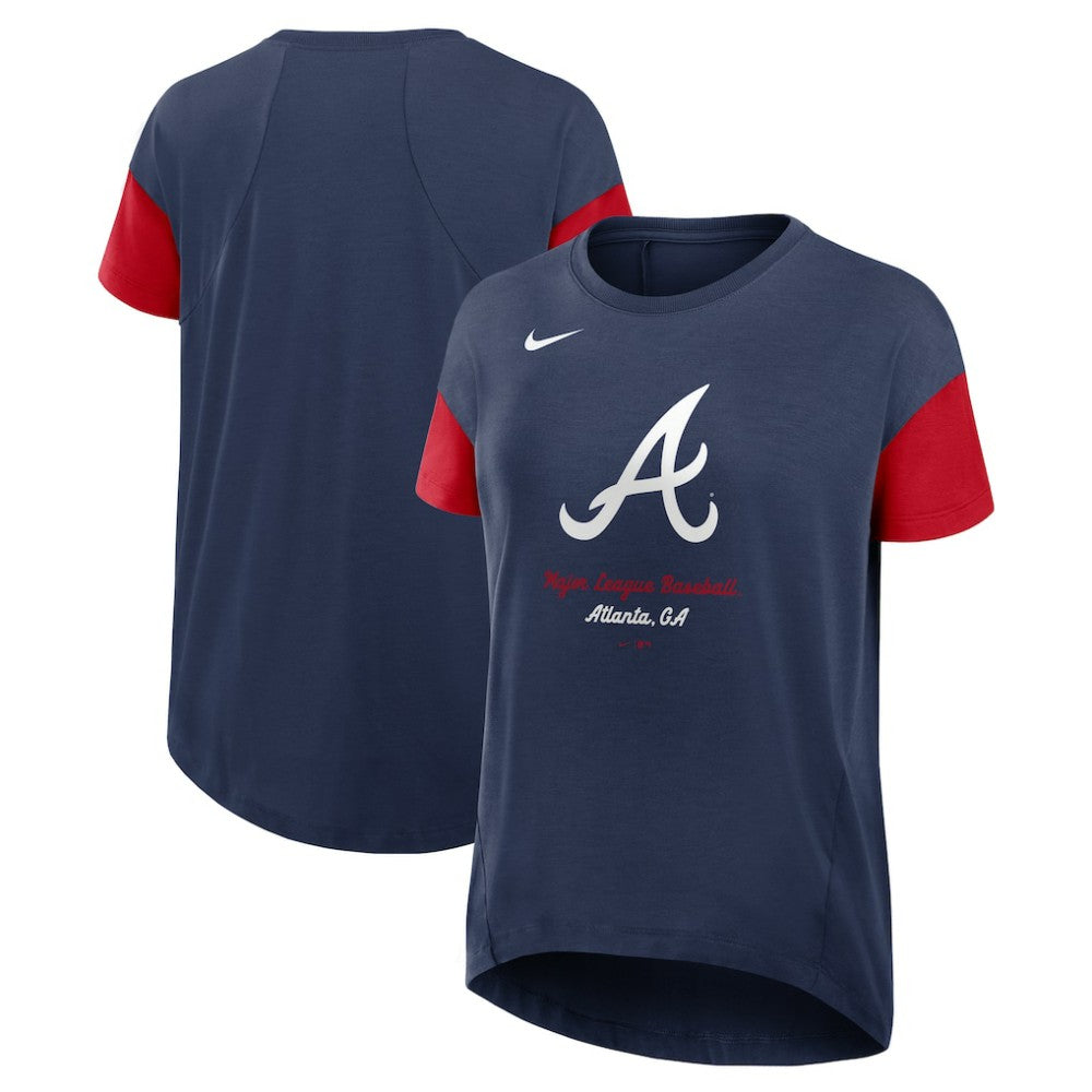 Atlanta Braves Nike Women's Flowy Fashion Tri-Blend Dri-FIT T-Shirt Online