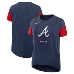 Atlanta Braves Nike Women's Flowy Fashion Tri-Blend Dri-FIT T-Shirt Online