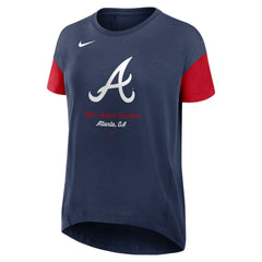 Atlanta Braves Nike Women's Flowy Fashion Tri-Blend Dri-FIT T-Shirt Online