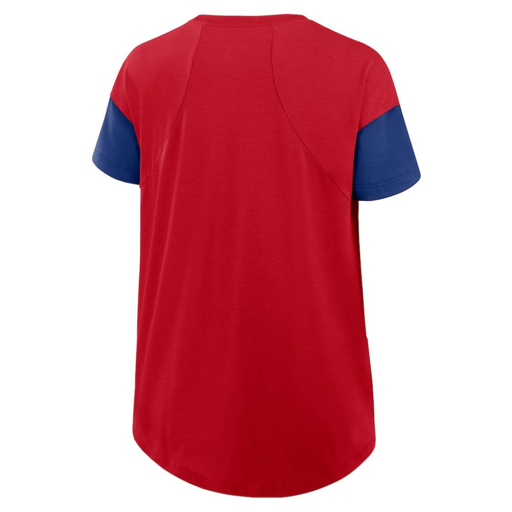 Philadelphia Phillies Nike Women's Flowy Fashion Tri-Blend Dri-FIT T-Shirt Discount