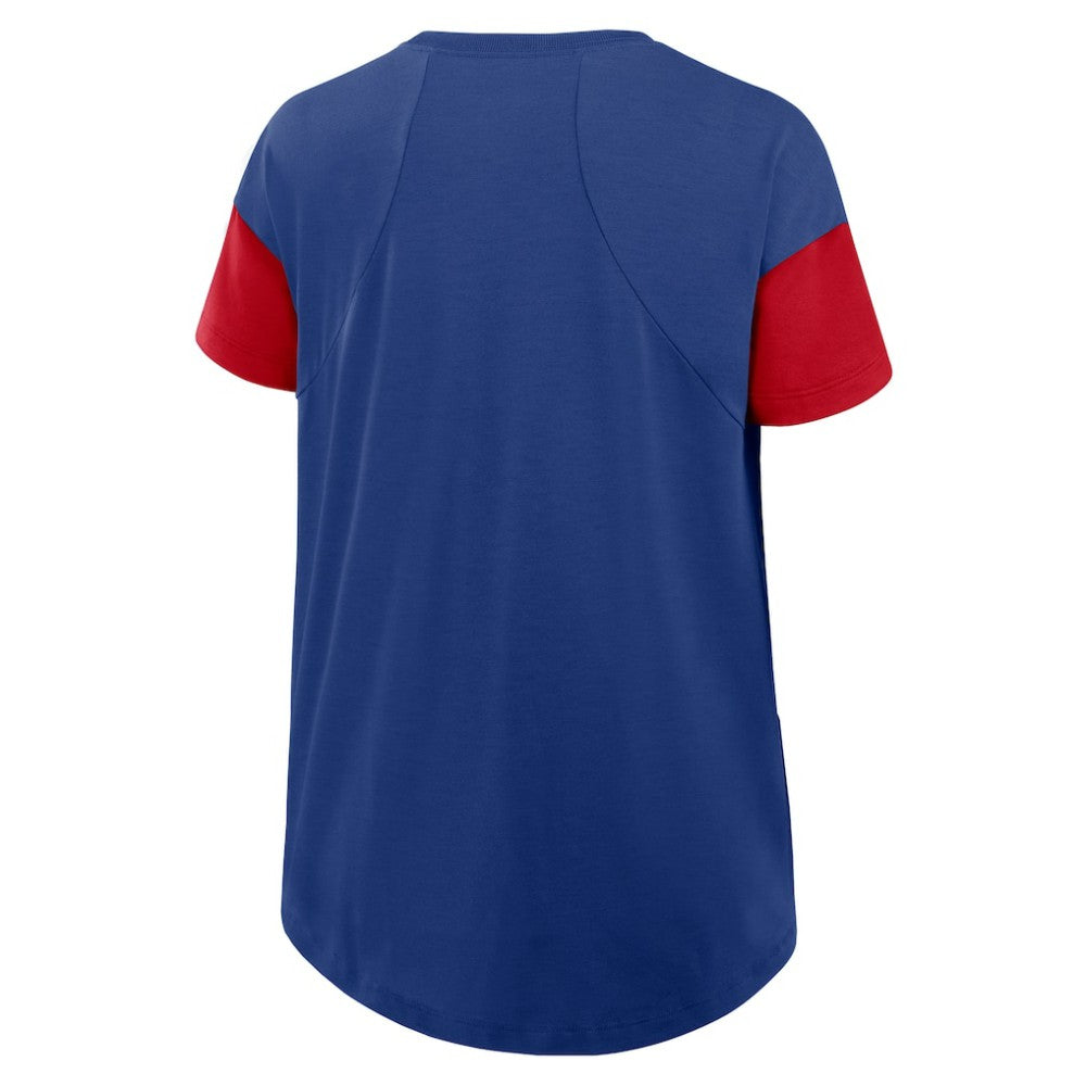 Texas Rangers Nike Women's Flowy Fashion Tri-Blend Dri-FIT T-Shirt Outlet