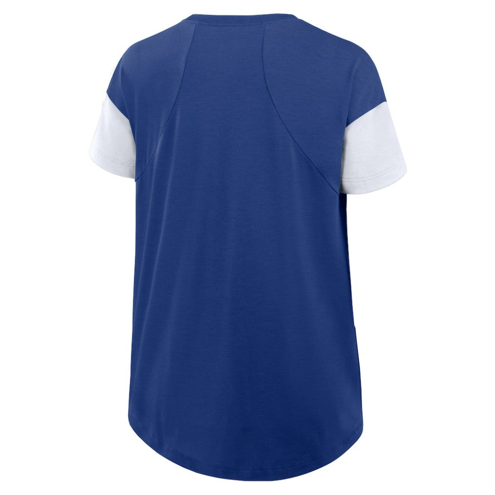 Los Angeles Dodgers Nike Women's Flowy Fashion Tri-Blend Dri-FIT T-Shirt Discount