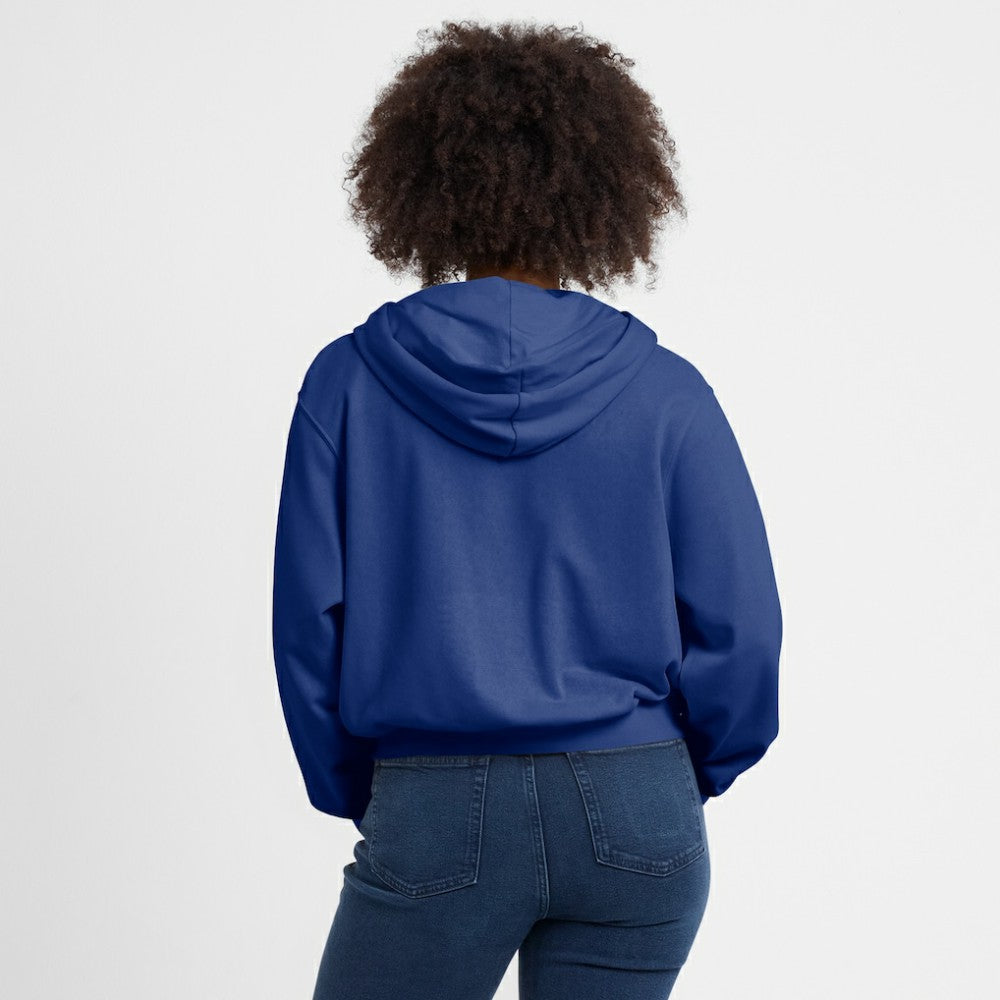 Chicago Cubs Nike Women's Cropped Chill Full-Zip Hoodie Online