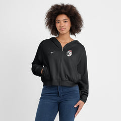 Cincinnati Reds Nike Women's Cropped Chill Full-Zip Hoodie Discount
