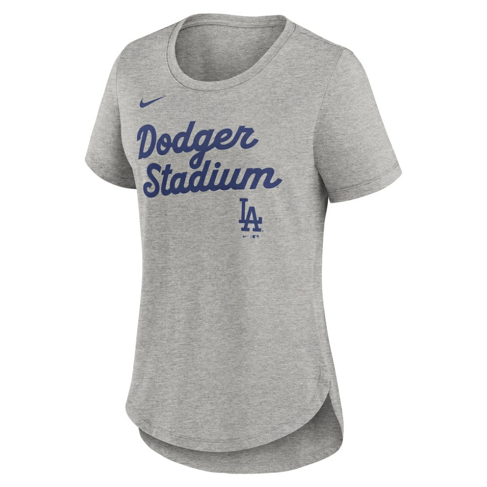 Los Angeles Dodgers Nike Women's Script Tri-Blend T-Shirt Online