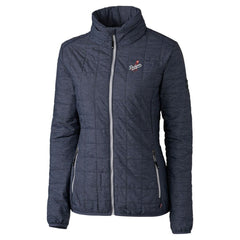 Los Angeles Dodgers Cutter & Buck Women's Rainier PrimaLoft Eco Insulated Full-Zip Puffer Jacket Discount