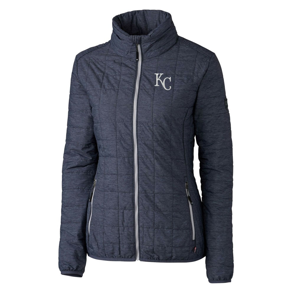 Kansas City Royals Cutter & Buck Women's Rainier PrimaLoft Eco Insulated Full-Zip Puffer Jacket Discount