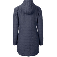 Kansas City Royals Cutter & Buck Women's Rainier Primaloft Eco Insulated Hooded Full-Zip Long Coat Outlet