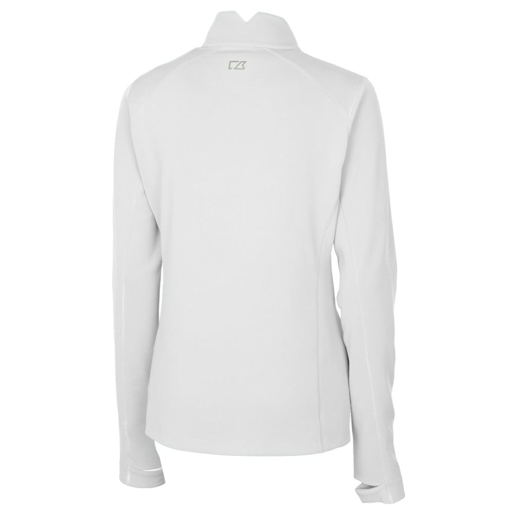 Detroit Tigers Cutter & Buck Women's  Traverse Stretch Quarter-Zip Pullover Top Sale