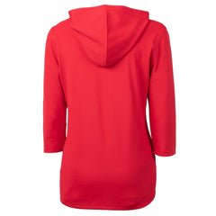 St. Louis Cardinals Cutter & Buck Women's Cooperstown Collection DryTec Virtue Eco Pique Recycled 3/4-Sleeve Half-Zip Pullover Hoodie Online