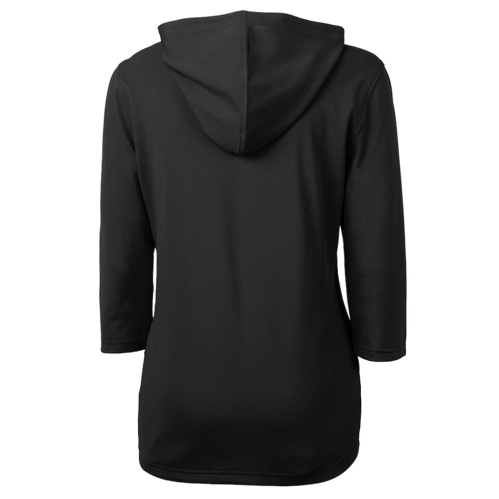 San Francisco Giants Cutter & Buck Women's  DryTec Virtue Eco Pique Recycled 3/4-Sleeve Half-Zip Pullover Hoodie Discount