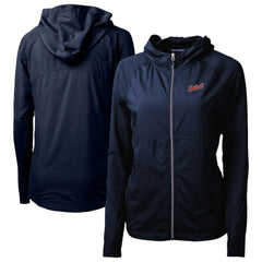Detroit Tigers Cutter & Buck Women's  Adapt Eco Knit Hybrid Recycled Full-Zip Hoodie for sale