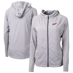 Detroit Tigers Cutter & Buck Women's  Adapt Eco Knit Hybrid Recycled Full-Zip Hoodie Sale