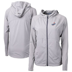 Los Angeles Dodgers Cutter & Buck Women's  Adapt Eco Knit Hybrid Recycled Full-Zip Hoodie Online