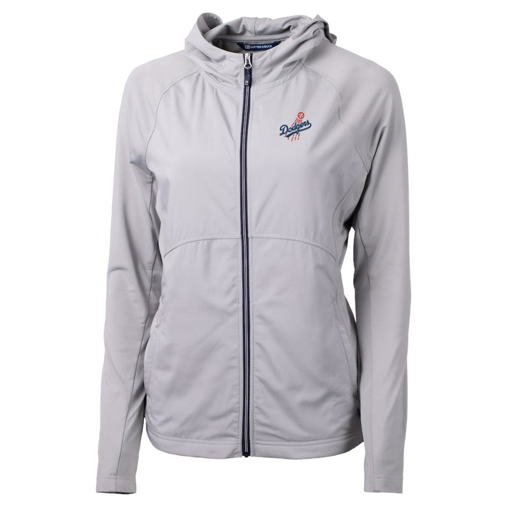 Los Angeles Dodgers Cutter & Buck Women's  Adapt Eco Knit Hybrid Recycled Full-Zip Hoodie Online