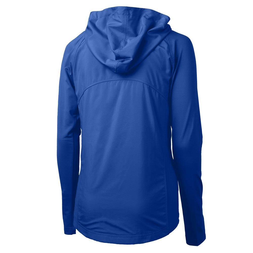 Los Angeles Dodgers Cutter & Buck Women's  Adapt Eco Knit Hybrid Recycled Full-Zip Hoodie Outlet