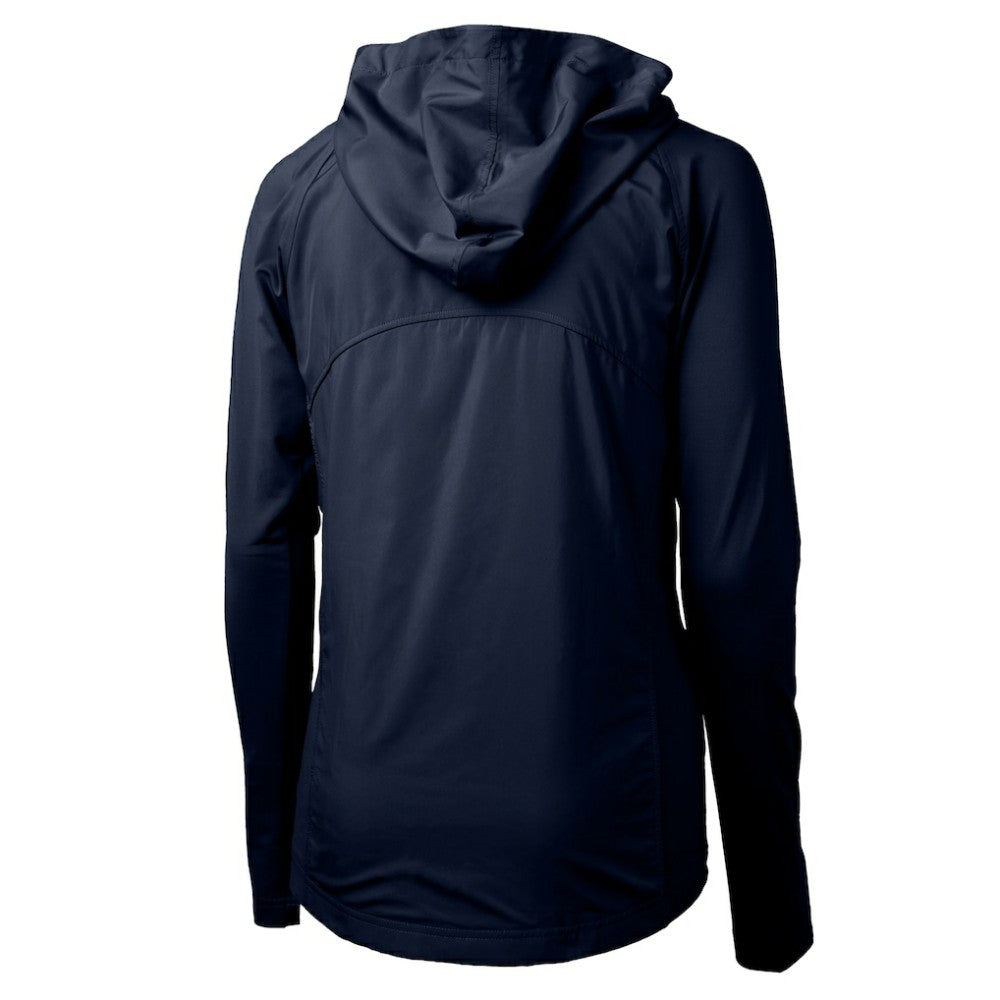 Seattle Mariners Cutter & Buck Women's  Adapt Eco Knit Hybrid Recycled Full-Zip Hoodie Outlet