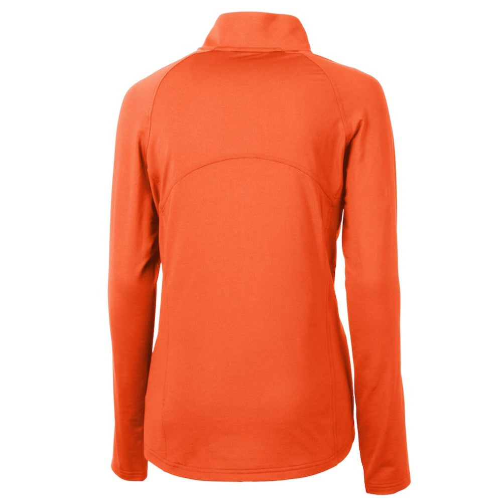 Baltimore Orioles Cutter & Buck Women's  DryTec Adapt Eco Knit Stretch Recycled Raglan Half-Zip Top Near Me