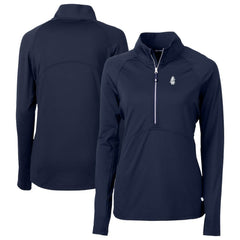 Chicago Cubs Cutter & Buck Women's Cooperstown Collection DryTec Adapt Eco Knit Stretch Recycled Raglan Half-Zip Top Near Me