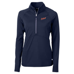 Detroit Tigers Cutter & Buck Women's  DryTec Adapt Eco Knit Stretch Recycled Raglan Half-Zip Top Near Me
