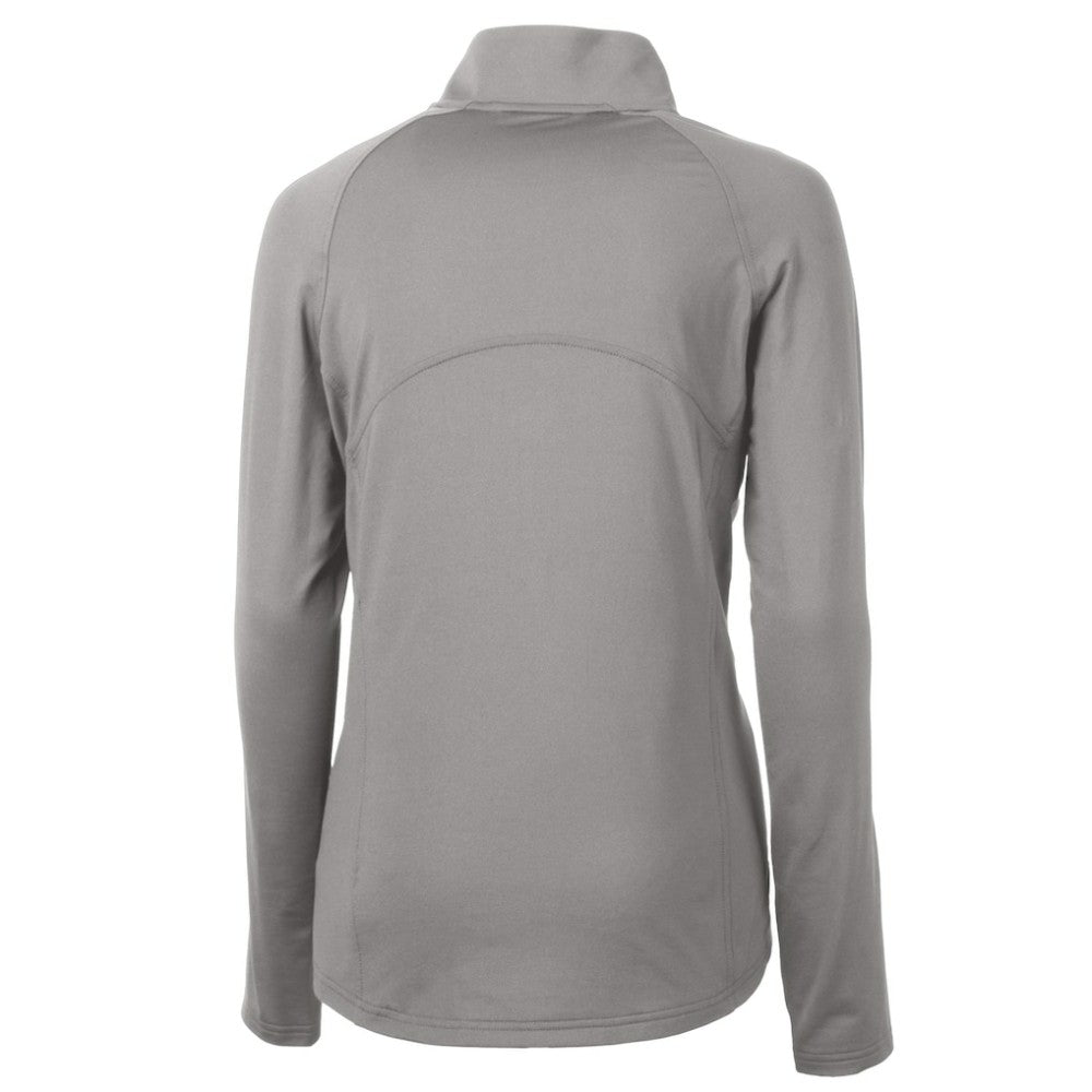 Philadelphia Phillies Cutter & Buck Women's Cooperstown Collection DryTec Adapt Eco Knit Stretch Recycled Raglan Half-Zip Top Outlet