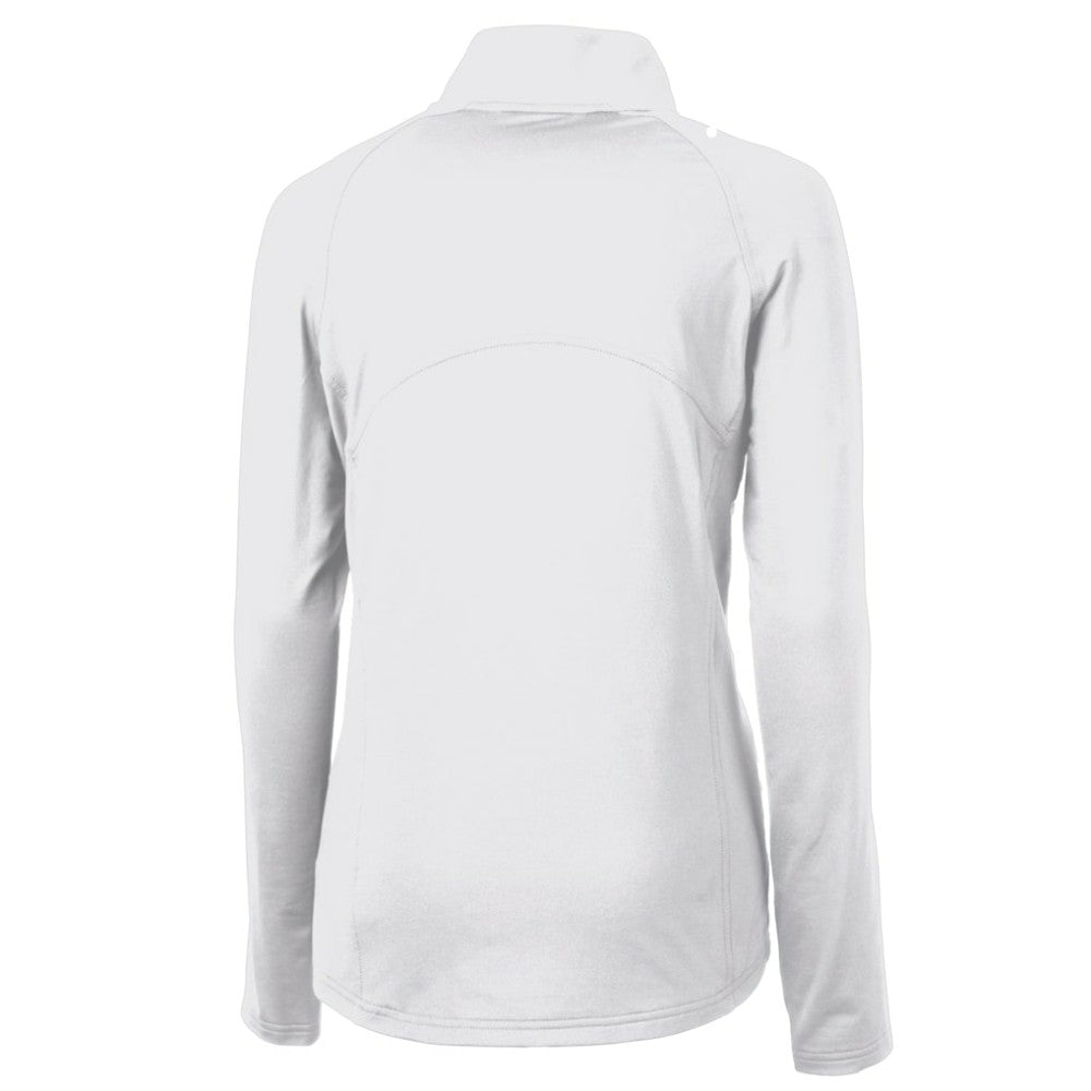 Philadelphia Phillies Cutter & Buck Women's Cooperstown Collection DryTec Adapt Eco Knit Stretch Recycled Raglan Half-Zip Top Near Me