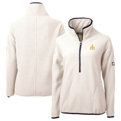 Seattle Mariners Cutter & Buck Women's  Cascade Eco Sherpa Fleece Half-Zip Pullover Jacket Discount