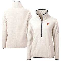 Baltimore Orioles Cutter & Buck Women's  Cascade Eco Sherpa Fleece Half-Zip Pullover Jacket Near Me