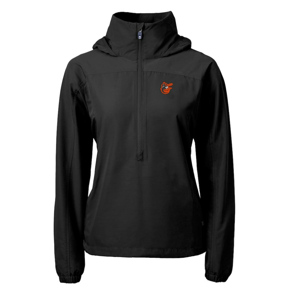 Baltimore Orioles Cutter & Buck Women's  Charter Eco Recycled Half-Zip Anorak Jacket Outlet