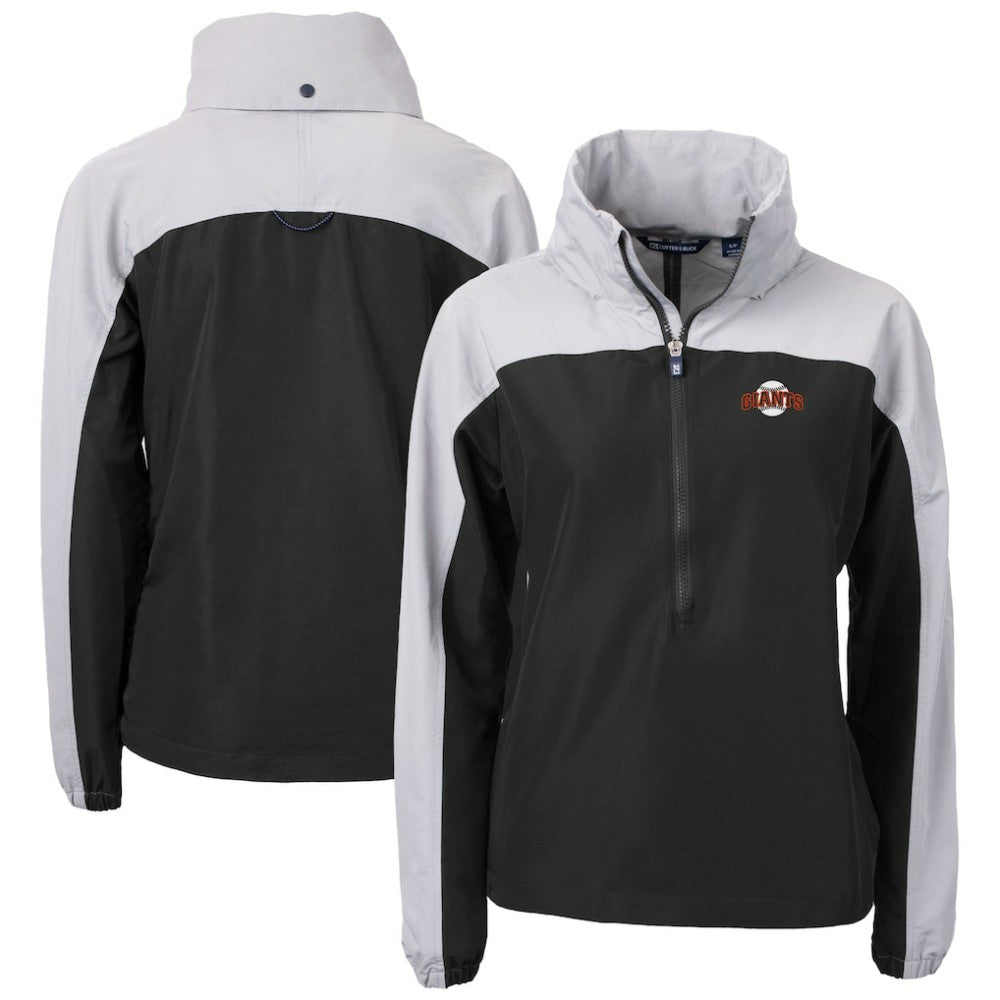 San Francisco Giants Cutter & Buck Women's  Charter Eco Recycled Half-Zip Anorak Jacket Online