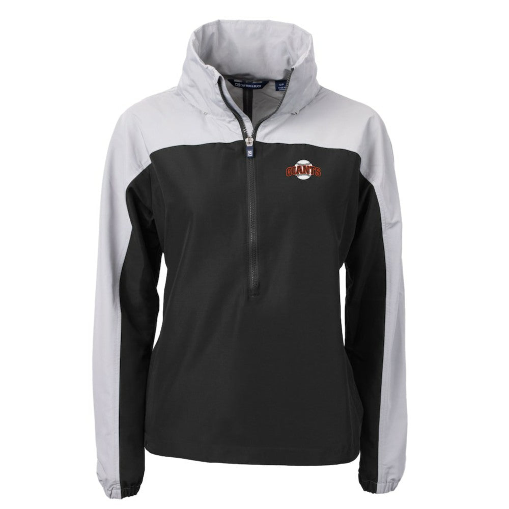 San Francisco Giants Cutter & Buck Women's  Charter Eco Recycled Half-Zip Anorak Jacket Online