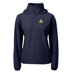 Seattle Mariners Cutter & Buck Women's  Charter Eco Recycled Half-Zip Anorak Jacket Online