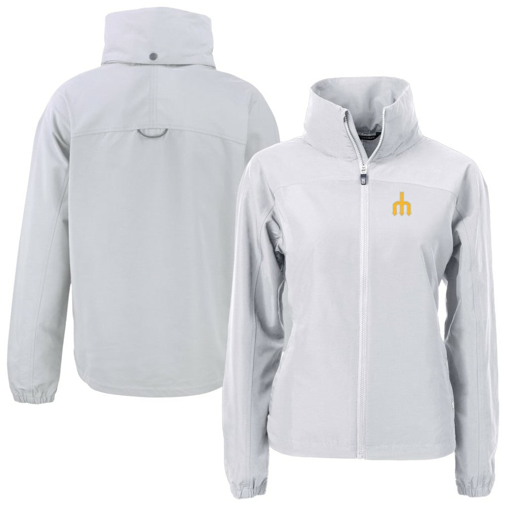 Seattle Mariners Cutter & Buck Women's  Charter Eco Recycled Full-Zip Jacket Sale
