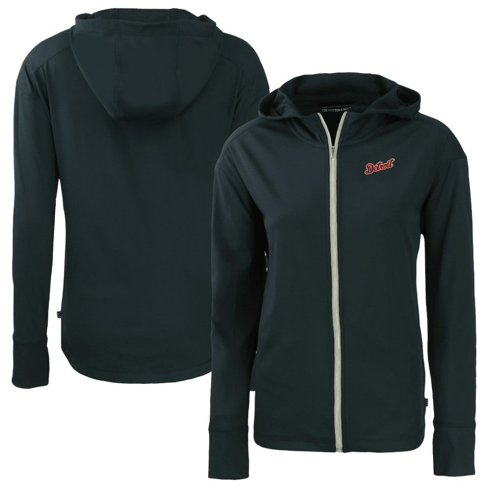 Detroit Tigers Cutter & Buck Women's  Daybreak Eco Recycled Full-Zip Hoodie Jacket Discount