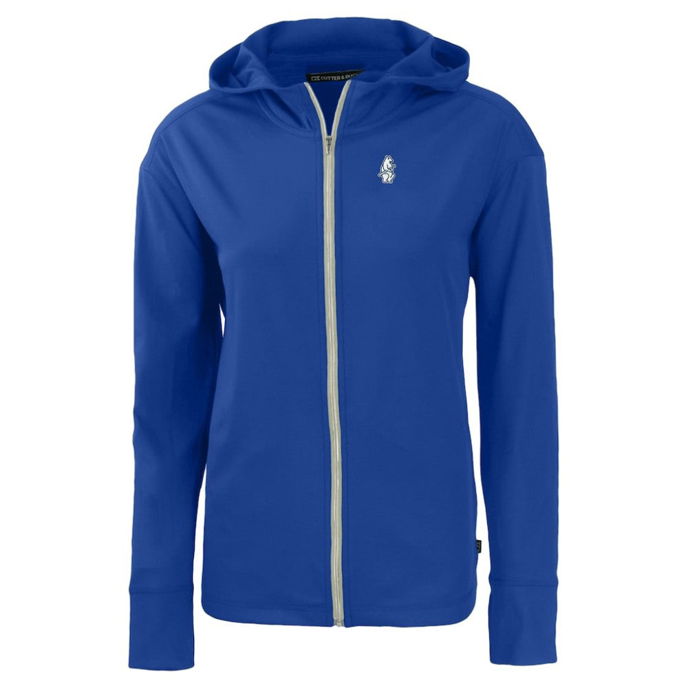 Chicago Cubs Cutter & Buck Women's Cooperstown Collection Daybreak Eco Recycled Full-Zip Hoodie Jacket Near Me