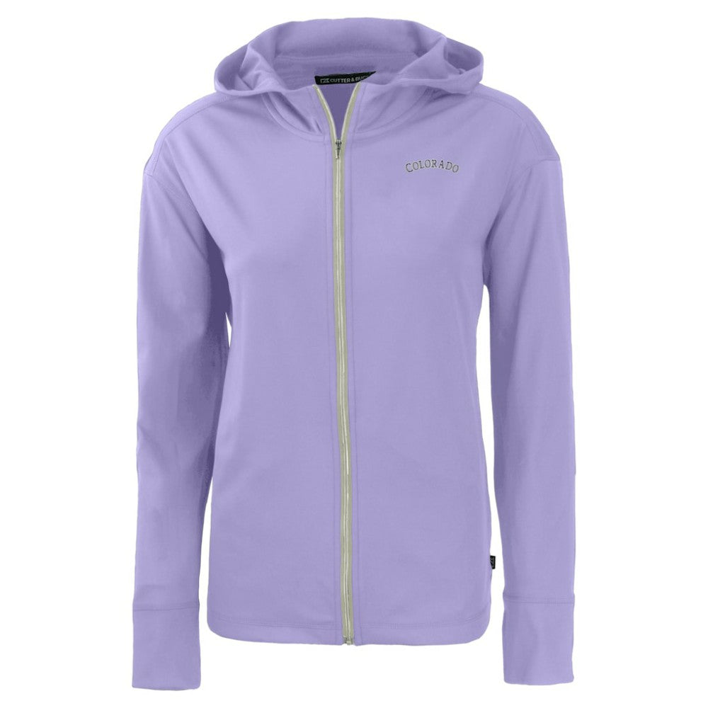 Colorado Rockies Cutter & Buck Women's  Daybreak Eco Recycled Full-Zip Hoodie Jacket Online
