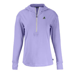Arizona Diamondbacks Cutter & Buck Women's Daybreak Eco Recycled Half-Zip Hoodie Outlet