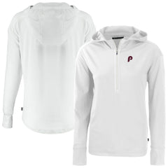 Philadelphia Phillies Cutter & Buck Women's Daybreak Eco Recycled Half-Zip Hoodie Sale