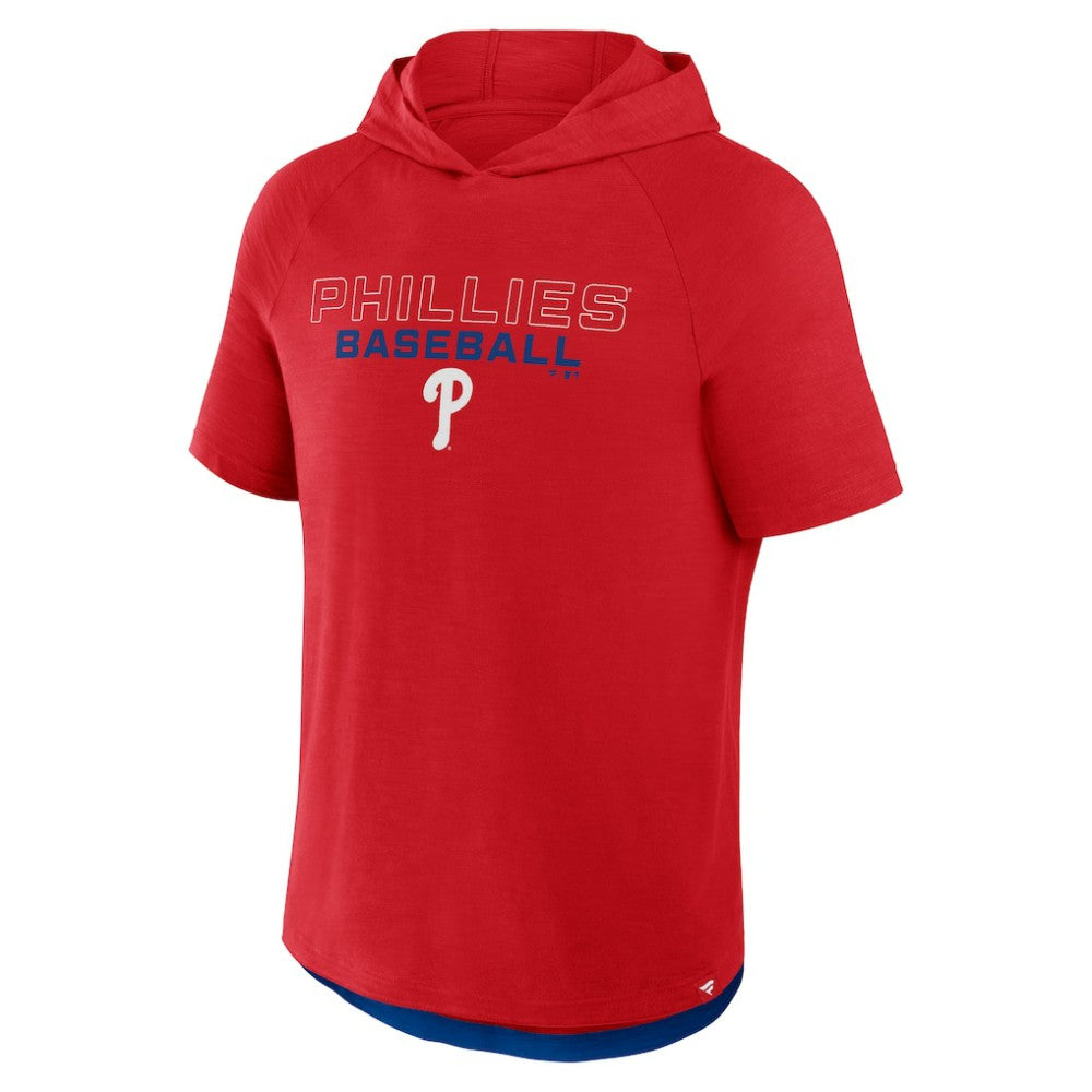 Philadelphia Phillies Fanatics Clubhouse Optimal Play Raglan Hoodie T-Shirt Sale