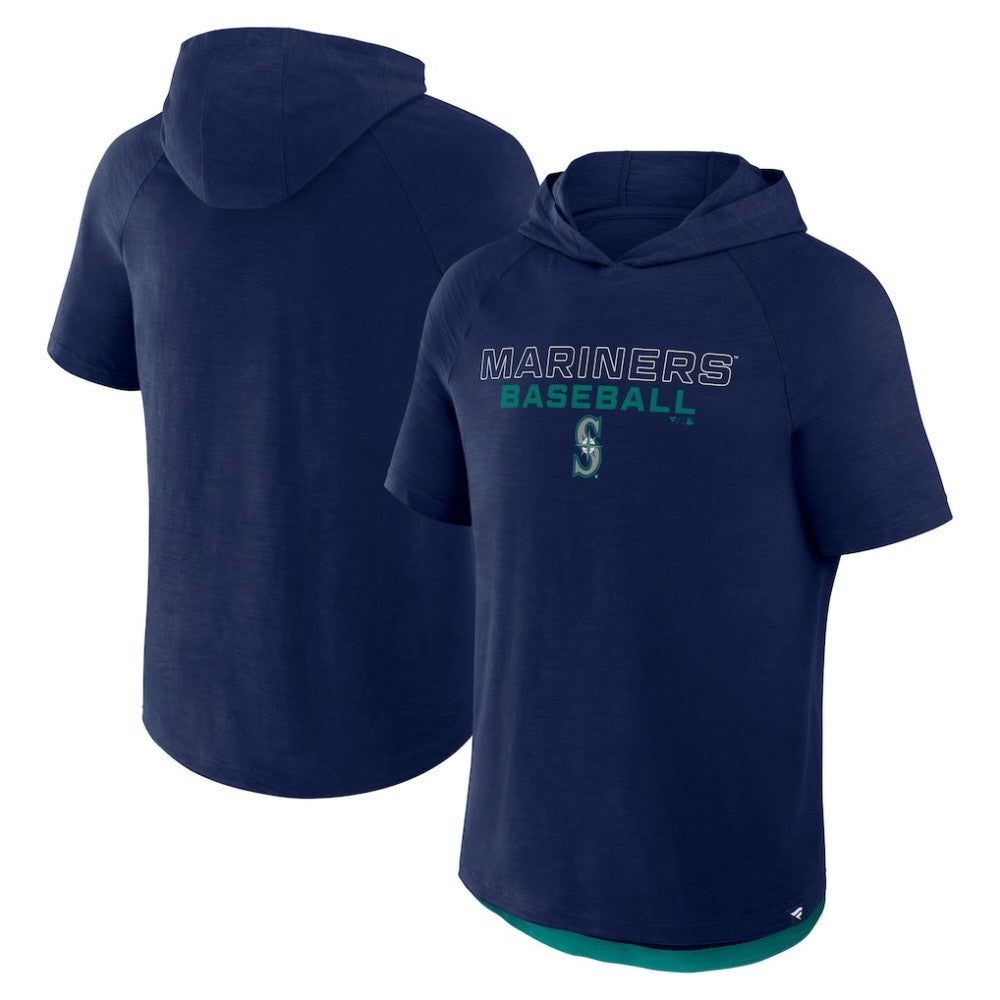 Seattle Mariners Fanatics Clubhouse Optimal Play Raglan Hoodie T-Shirt for sale